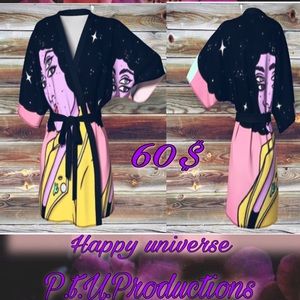 Custom robe can get any design you want!